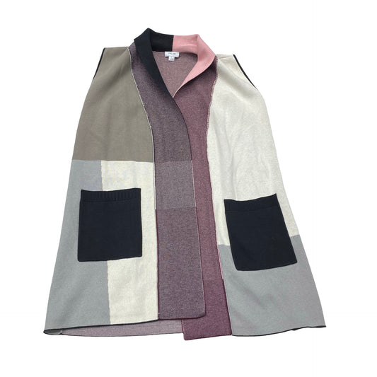 Sweater Cardigan By Per Se In Multi, Size:L