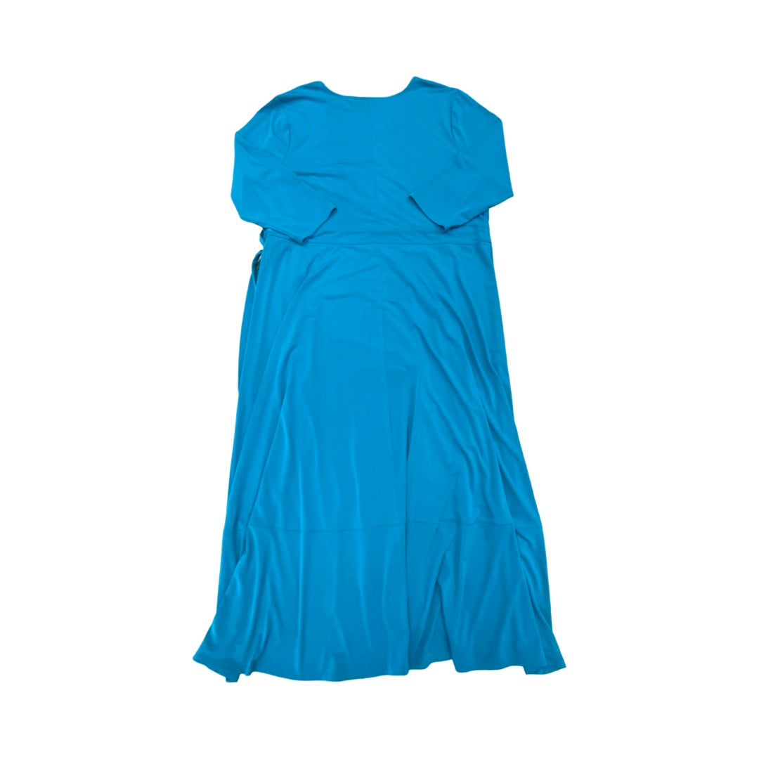 Dress Casual Maxi By Lane Bryant In Blue, Size:3