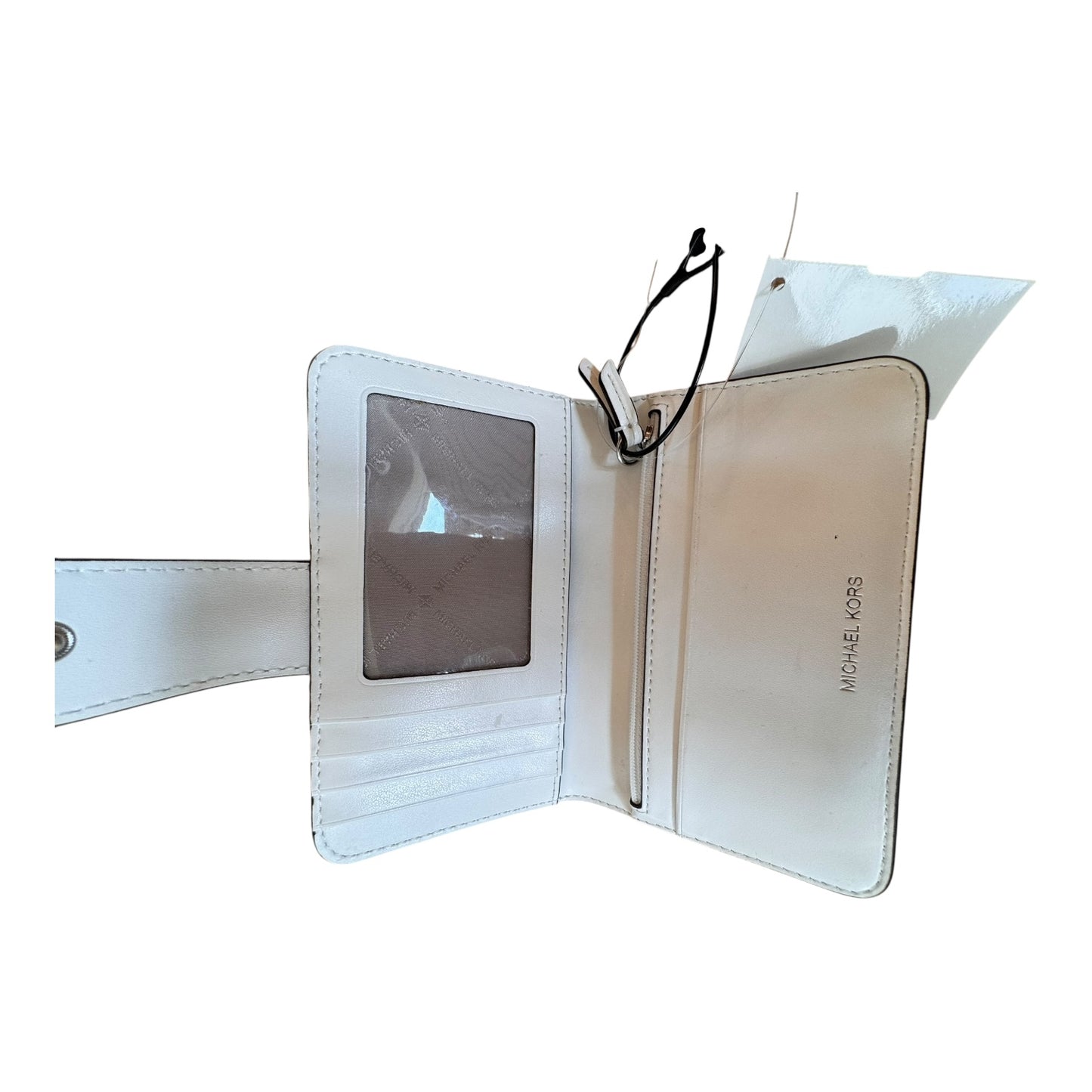 Wallet Designer By Michael Kors In White, Size:S