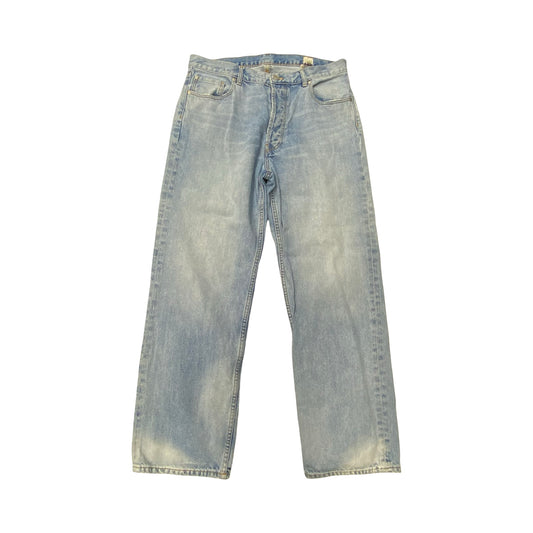 Jeans Straight By Rebecca Taylor In Blue Denim, Size:10