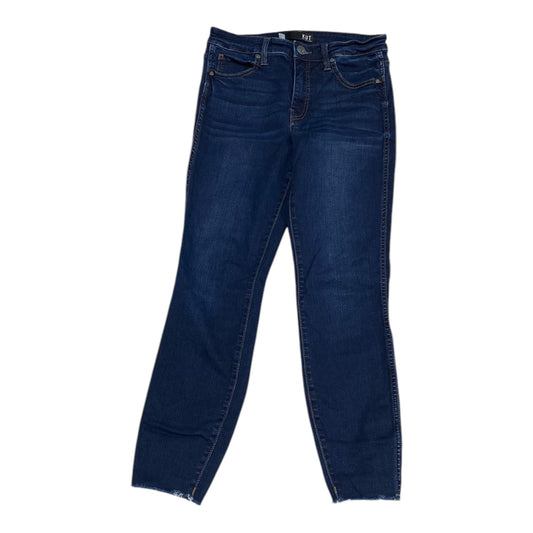 Jeans Skinny By Kut In Blue Denim, Size:4