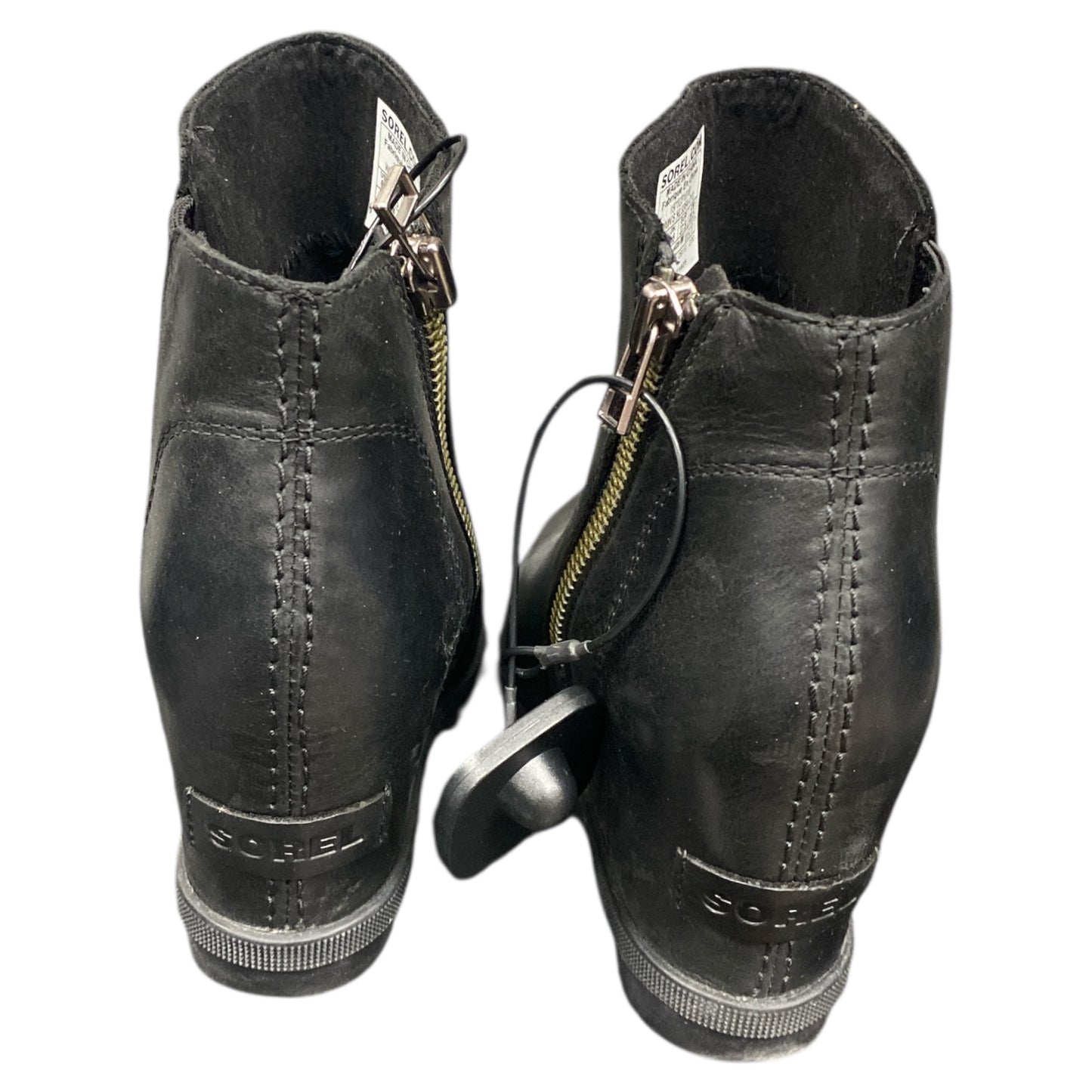 Boots Designer By Sorel In Black, Size:6.5