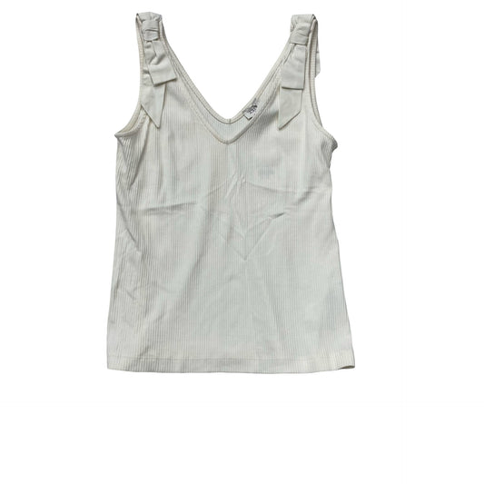 Top Sleeveless By J. Crew In Cream, Size:S