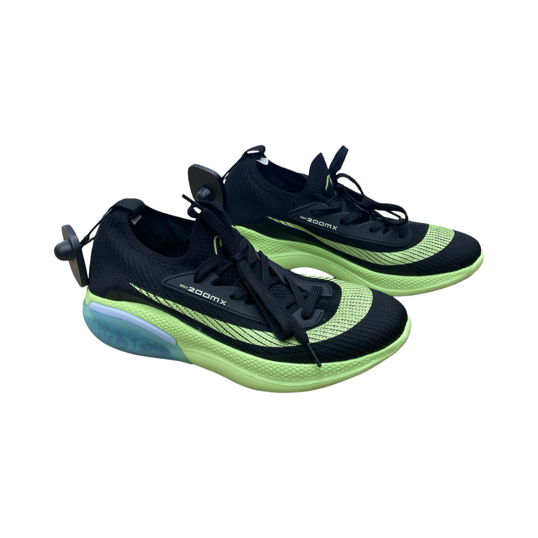 Shoes Athletic By LFL In Black & Green, Size:8.5