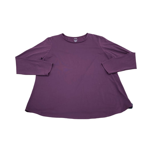 Top Ls By Pure Jill In Purple, Size:L