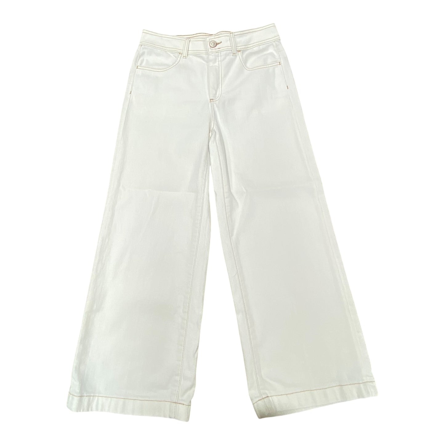 Pants Wide Leg By Chicos In White, Size:6
