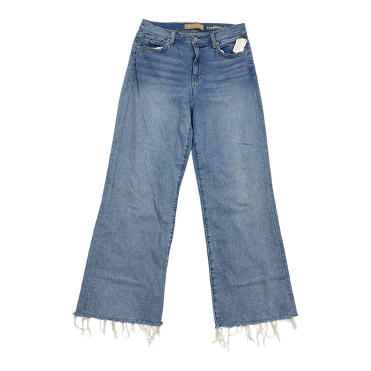 Jeans Wide Leg By 7 For All Mankind In Blue Denim, Size:8