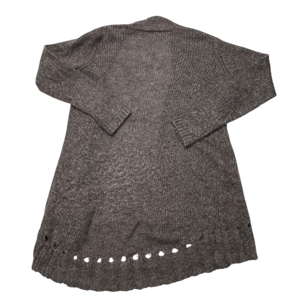 Sweater Cardigan Designer By Eileen Fisher In Brown, Size:Xs