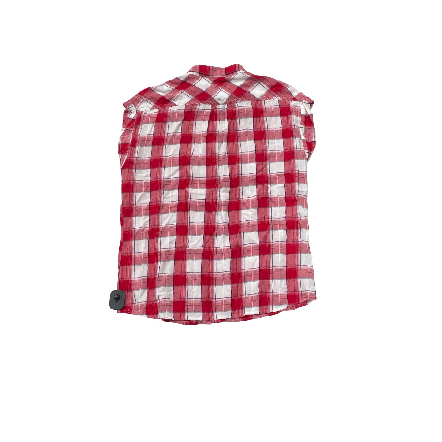 Top Sleeveless By Rails In Plaid Pattern, Size:M
