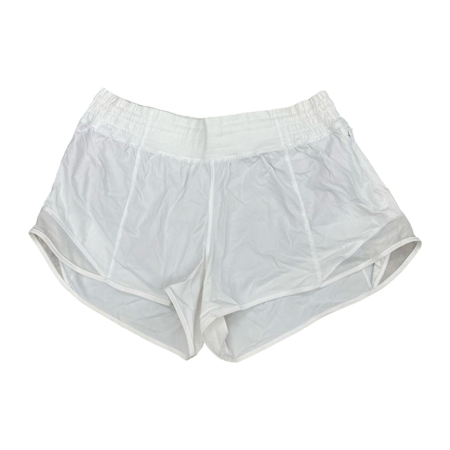 Athletic Shorts By Lululemon In White, Size:8