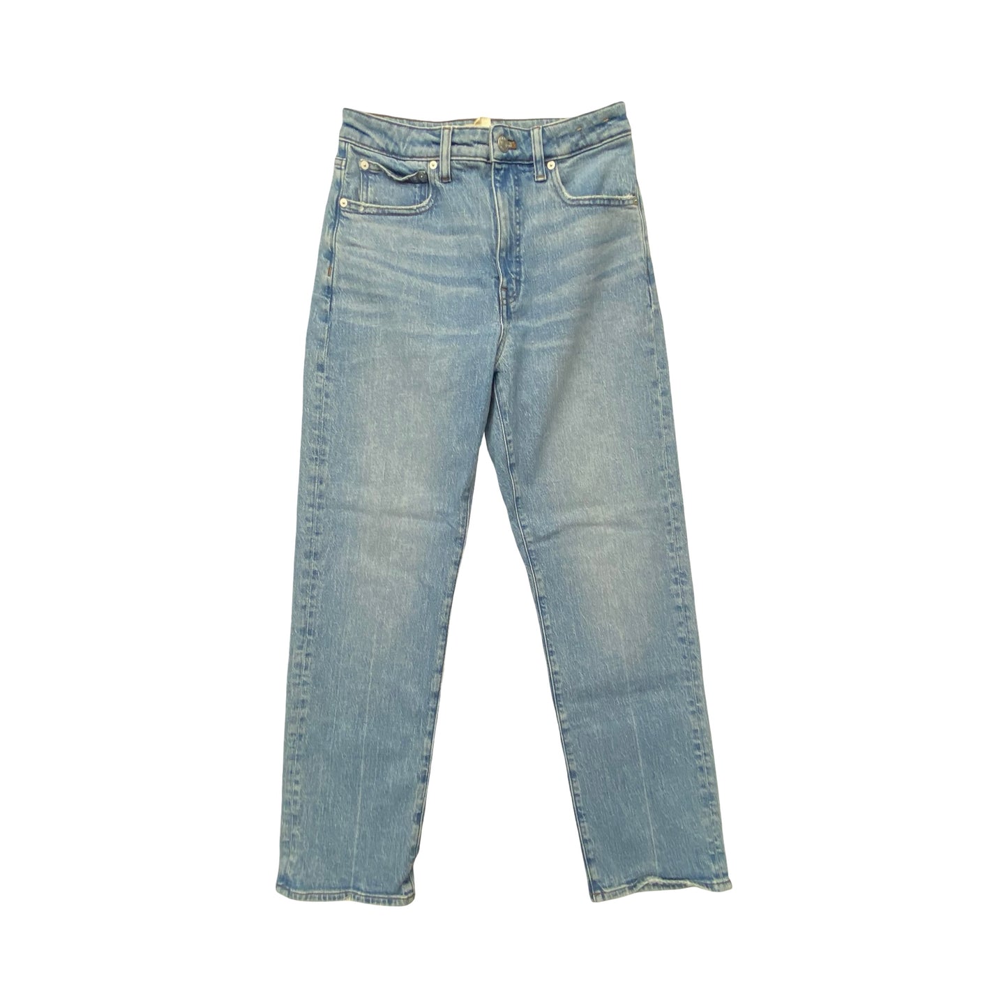 Jeans Straight By Madewell In Blue Denim, Size:4