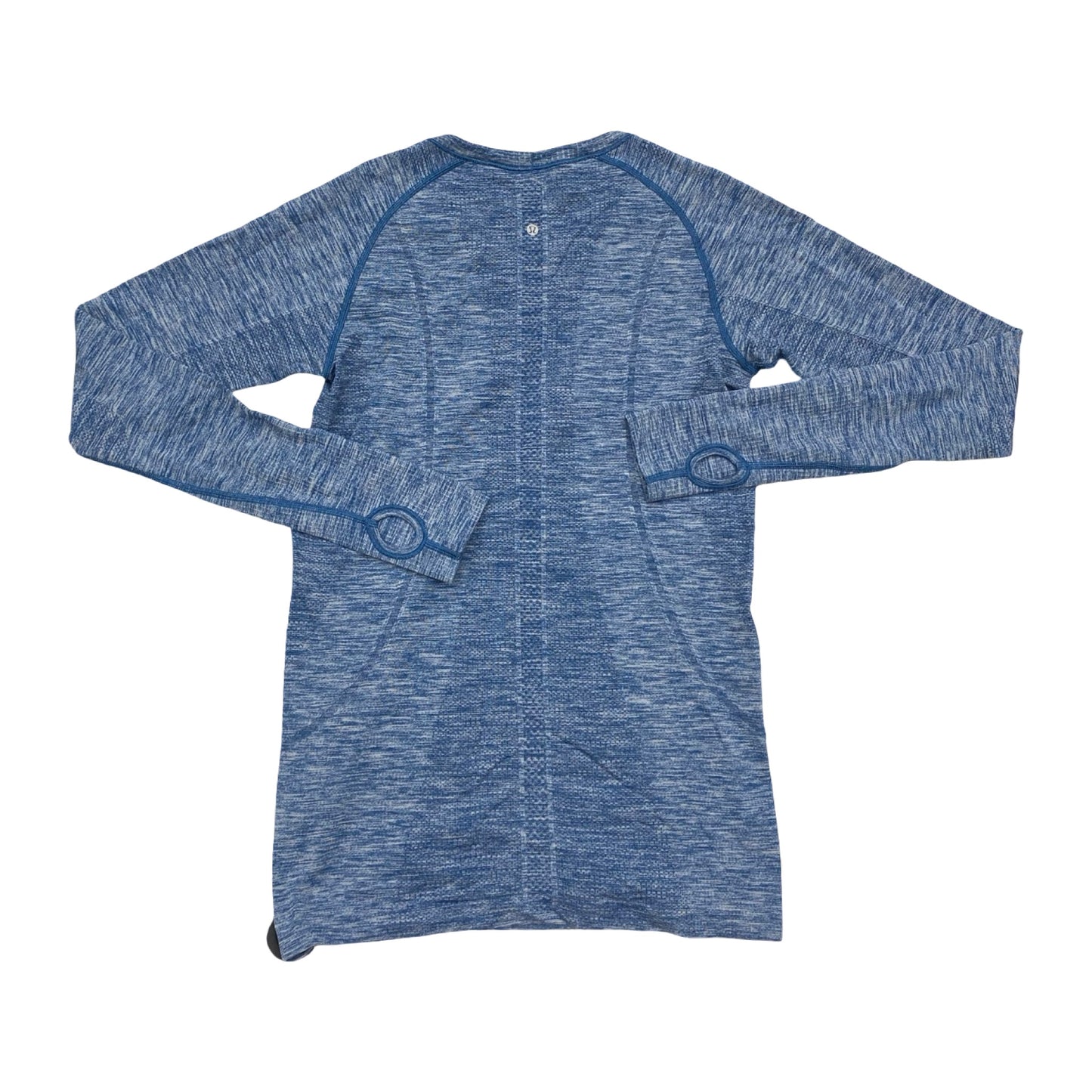 Athletic Top Ls Crewneck By Lululemon In Blue, Size:8