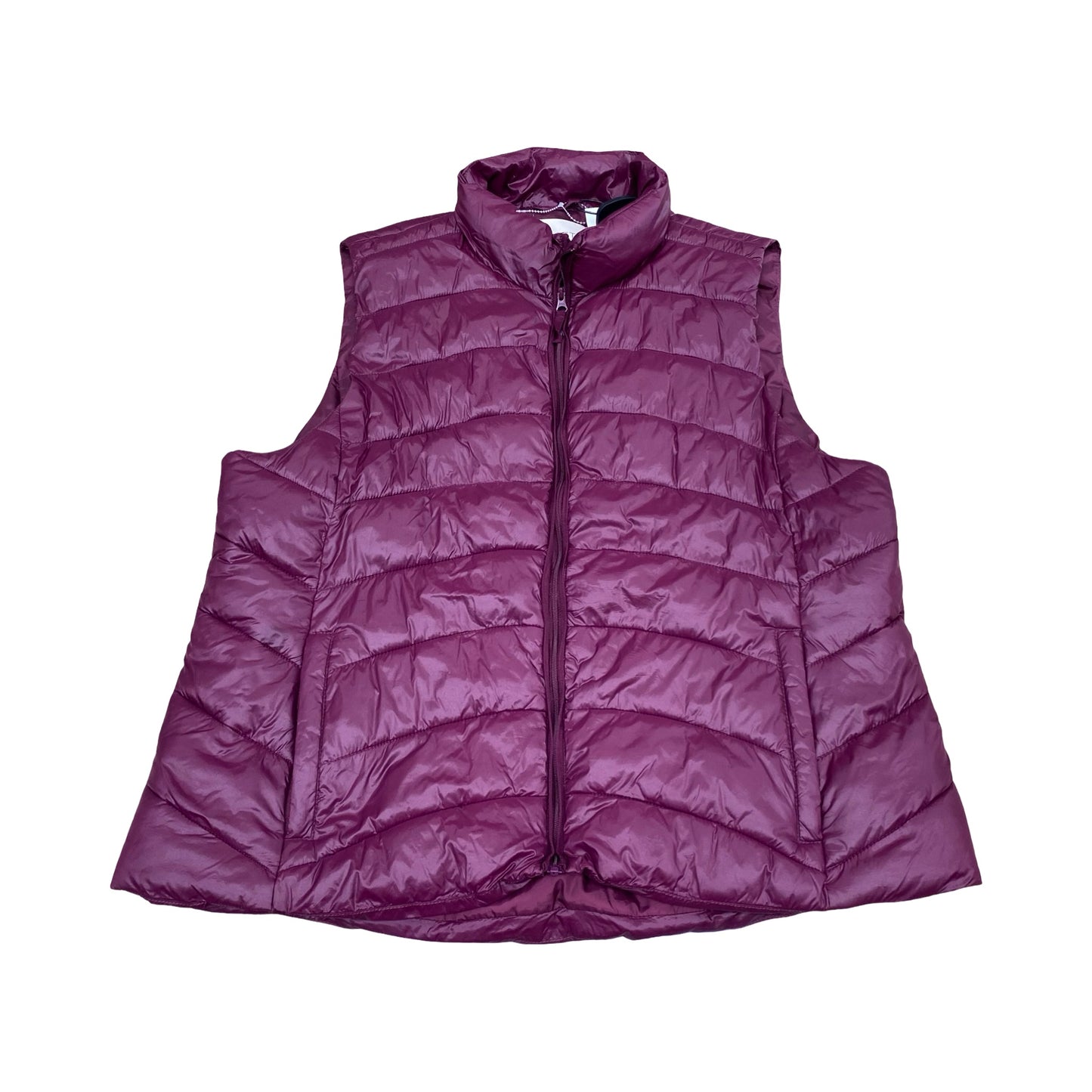 Vest Puffer & Quilted By Loft In Purple, Size:Xl