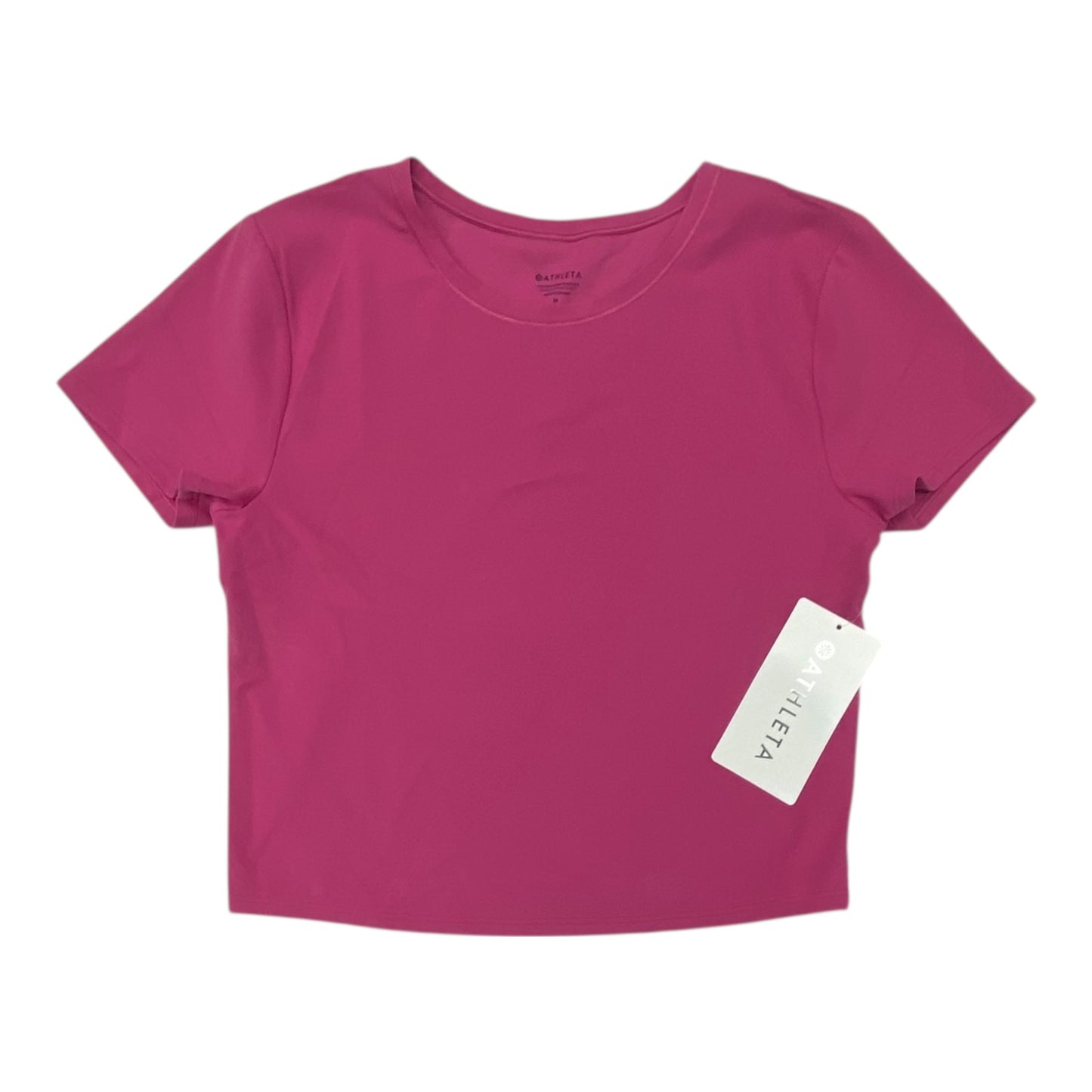 Athletic Top Ss By Athleta In Pink, Size:M