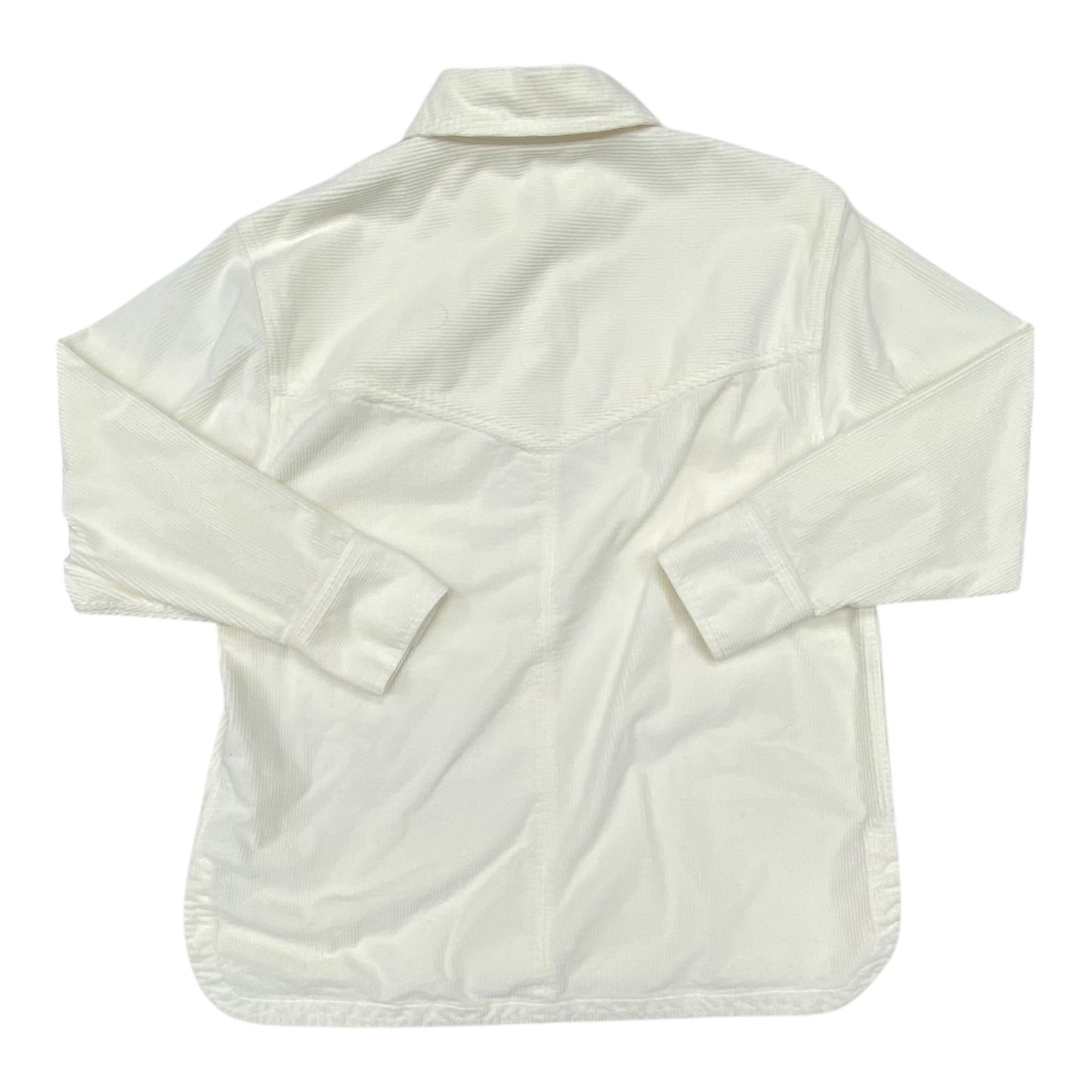 Jacket Shirt By Madewell In White, Size:L