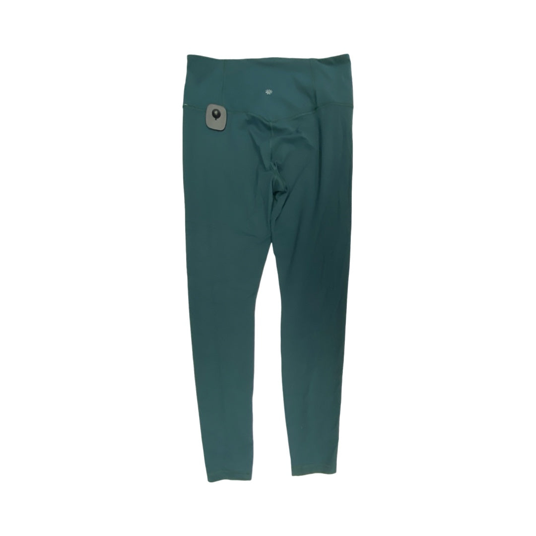 Athletic Leggings By Athleta In Green, Size:M
