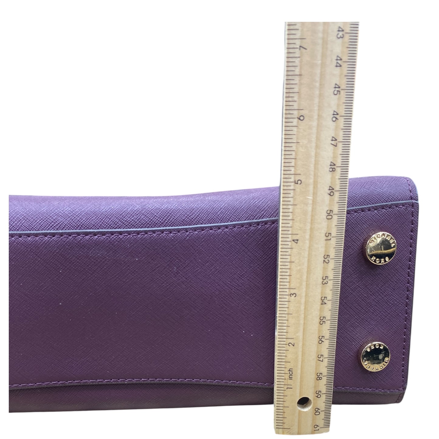 Handbag Designer By Michael Kors In Purple, Size:Large