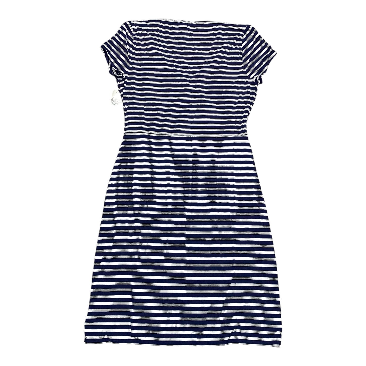 Dress Casual Midi By White House Black Market In Striped Pattern, Size:4