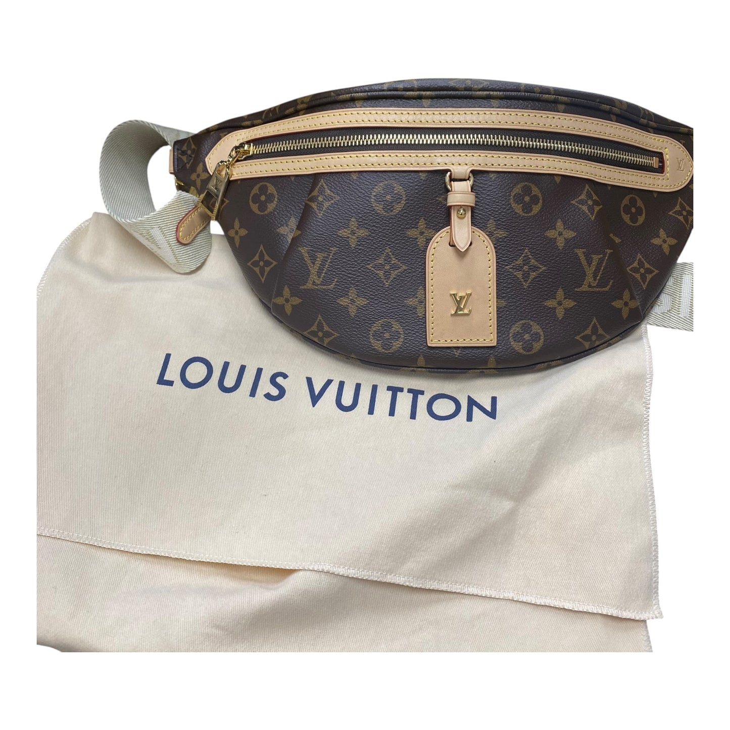 BELT BAG LUXURY DESIGNER by LOUIS VUITTON In BROWN, Size: LARGE