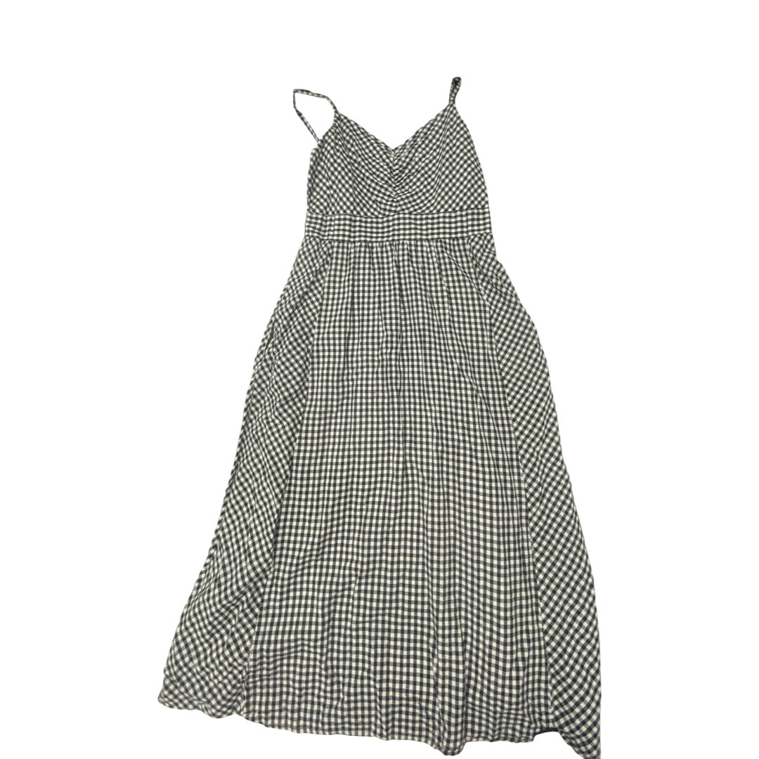 Dress Casual Maxi By Evereve In Black & White, Size:L