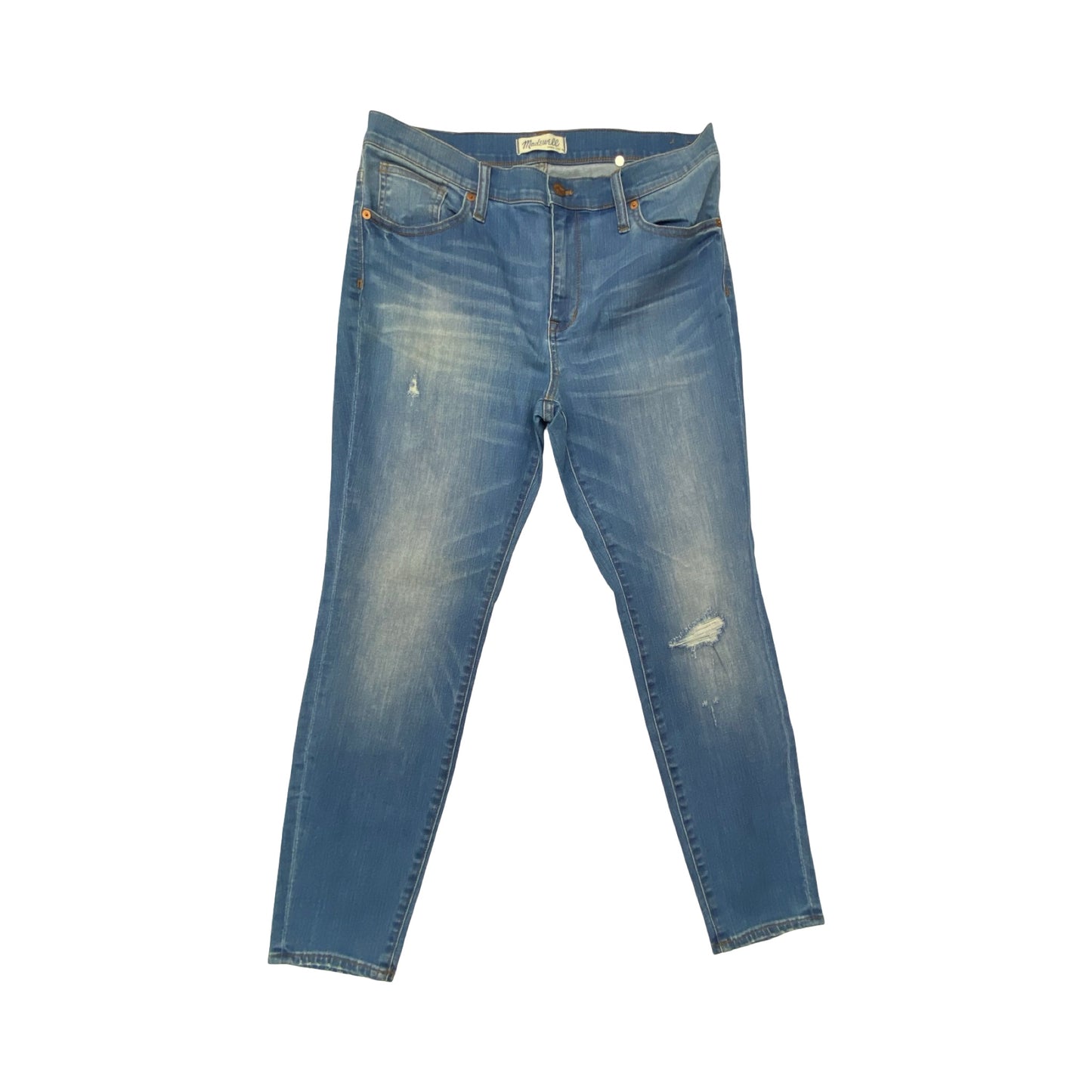 Jeans Skinny By Madewell In Blue, Size:14