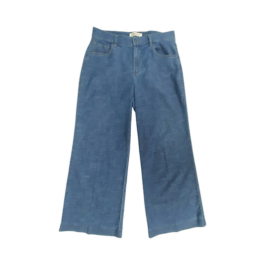 Pants Linen By Level 99 In Blue Denim, Size:4