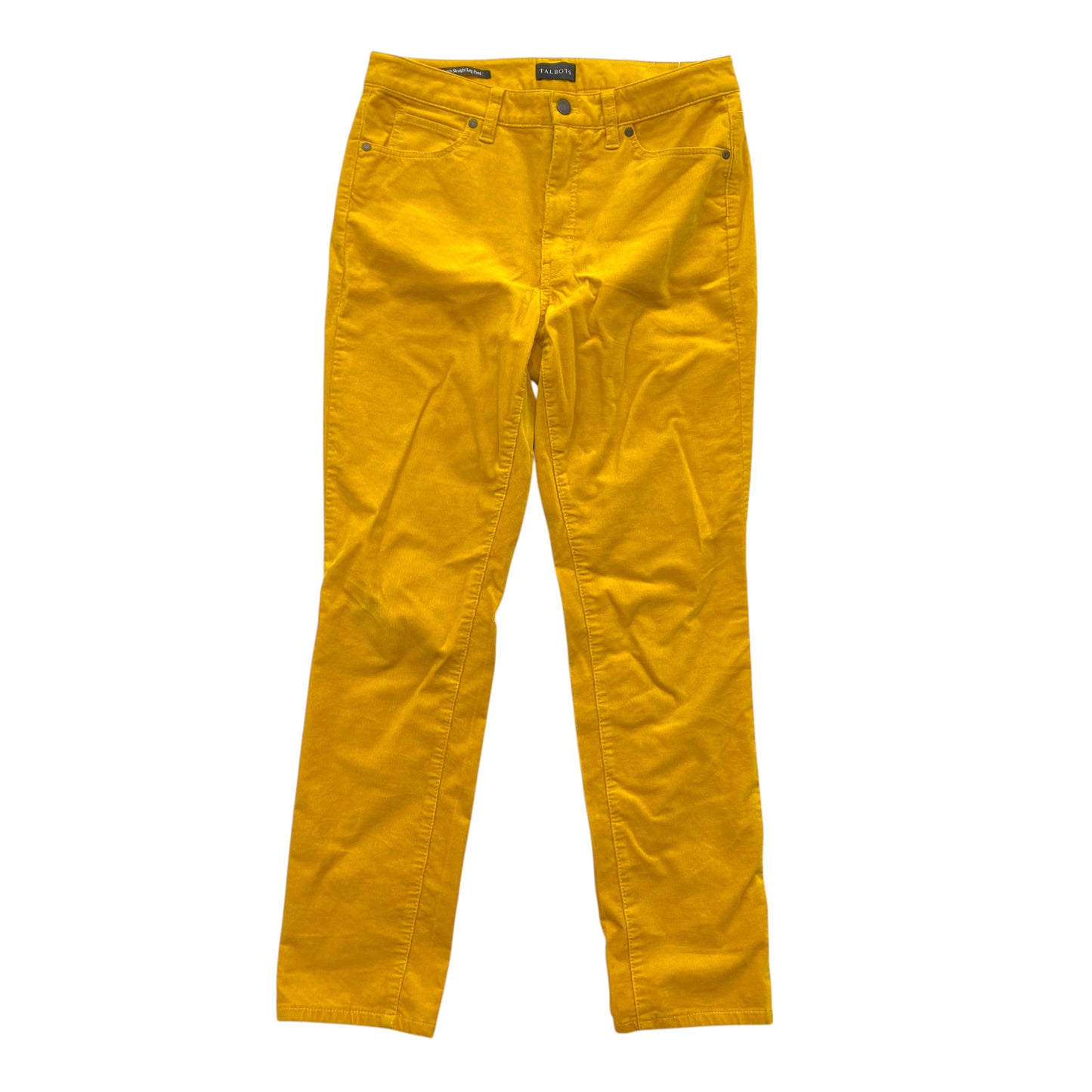Pants Corduroy By Talbots In Yellow, Size:6P
