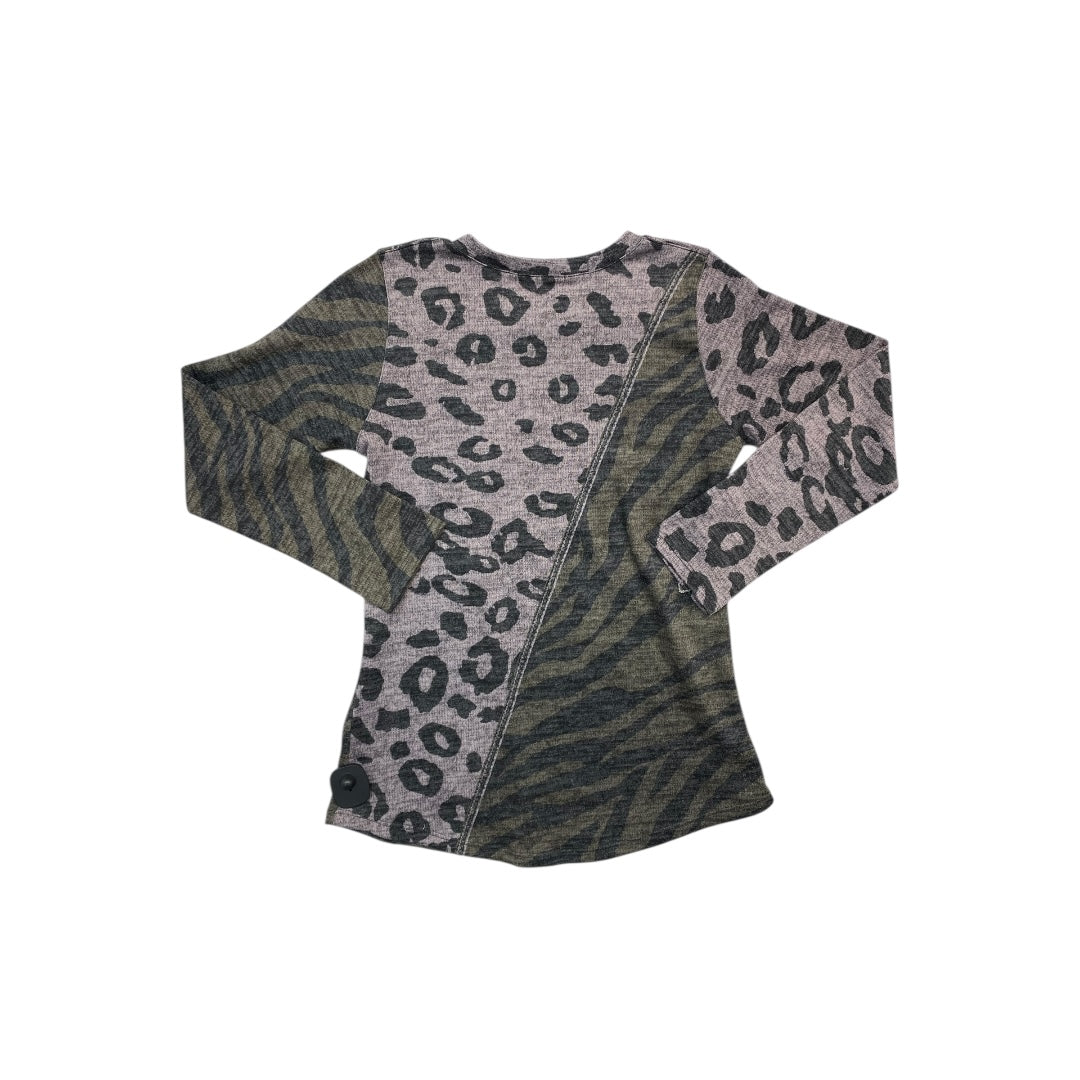 Top Ls By David Cline In Animal Print, Size:M