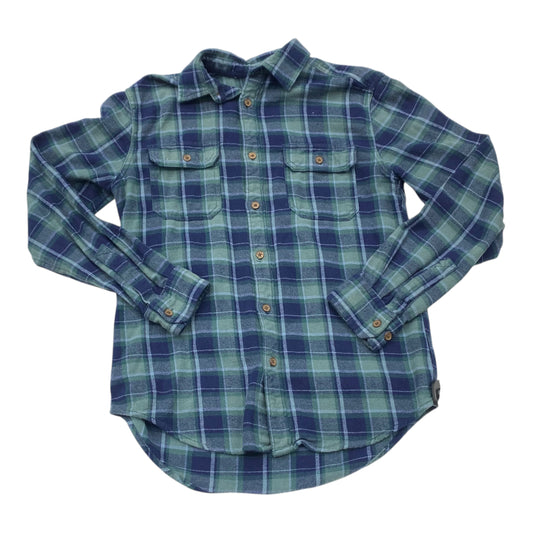 Top Ls By Mossimo In Plaid Pattern, Size:S