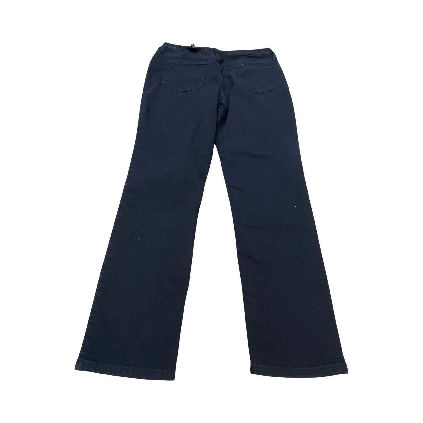 Jeans Straight By Chicos In Black Denim, Size:4