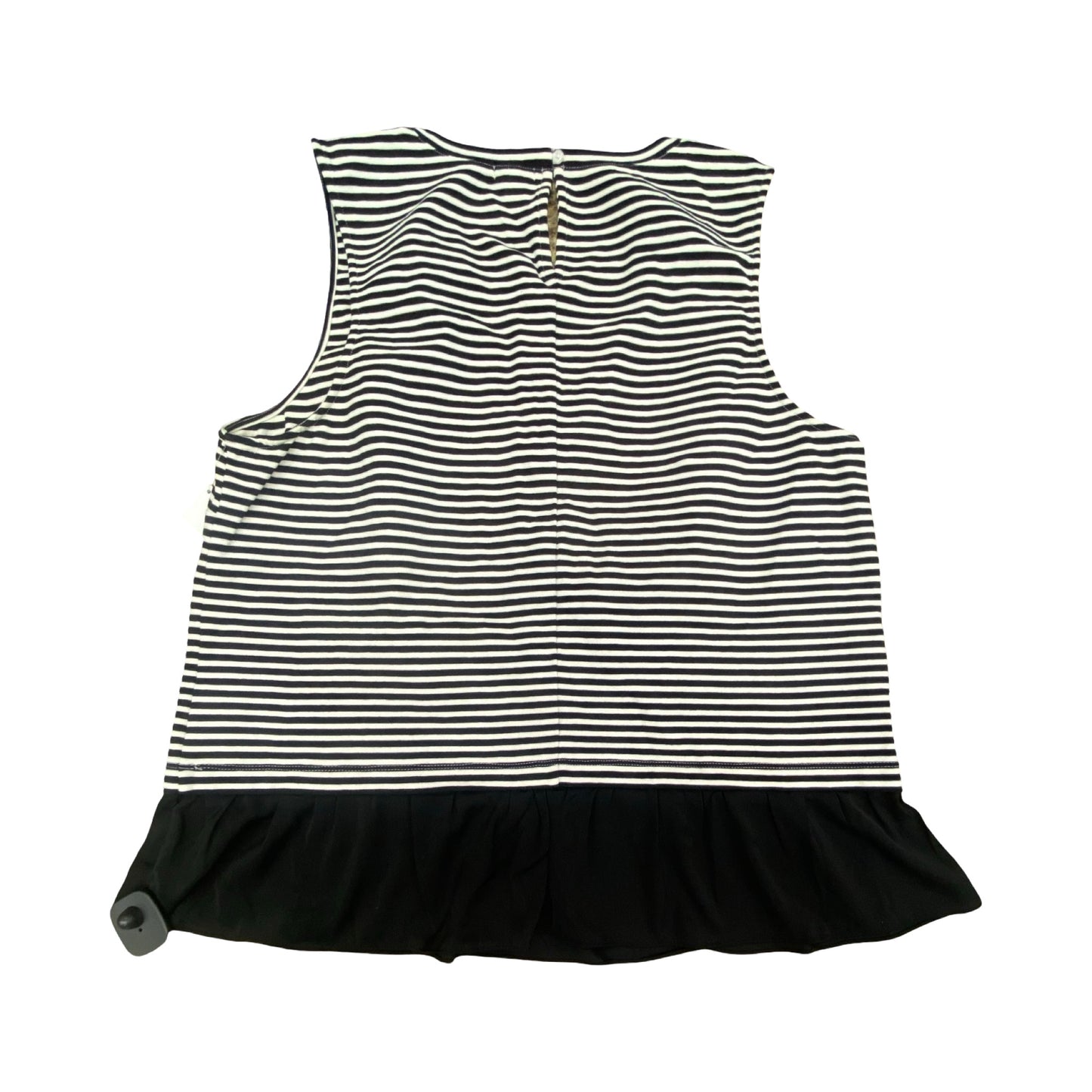 Top Sleeveless By J. Crew In Striped Pattern, Size:L