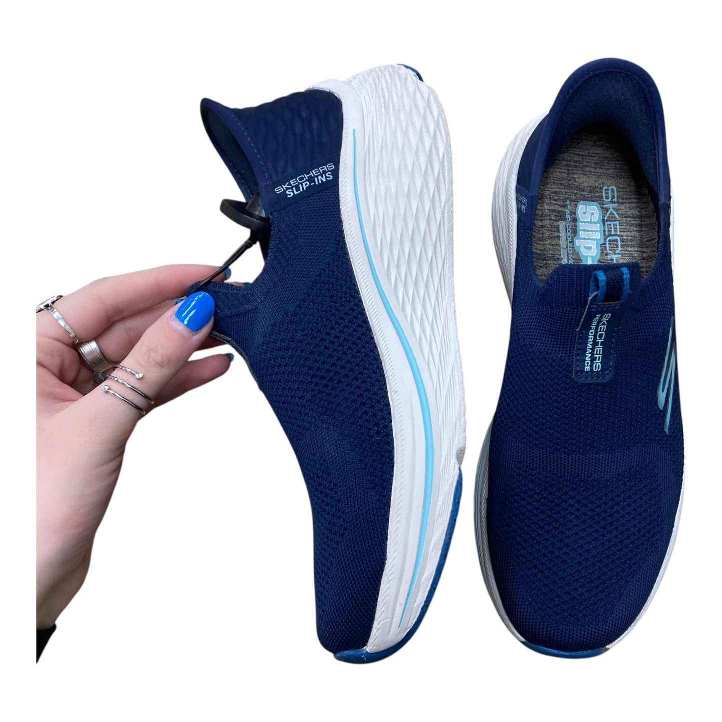 Shoes Sneakers By Skechers In Blue, Size:6