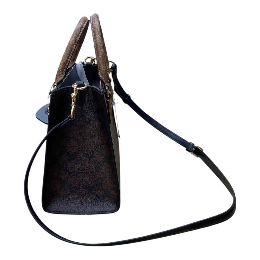 Handbag Designer By Coach In Brown, Size:Small