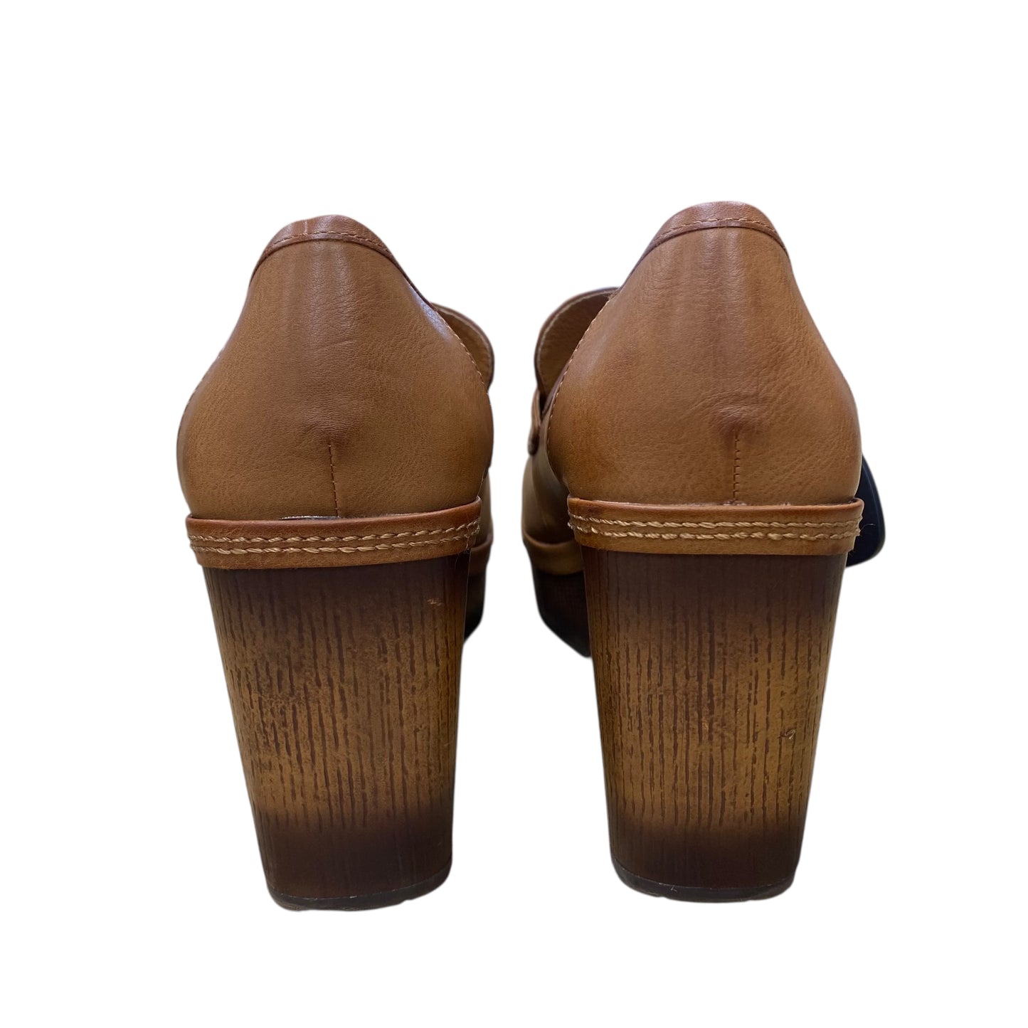 Shoes Heels Block By Korks In Brown, Size:10