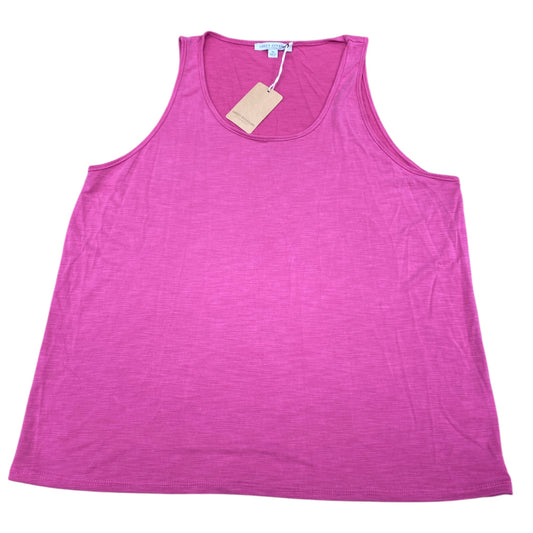 Top Sleeveless Basic By Green Envelope In Pink, Size:Xl