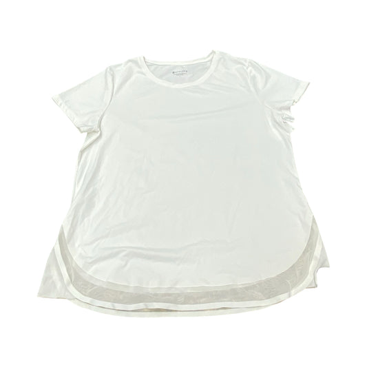 Athletic Top Ss By Athleta In White, Size:L