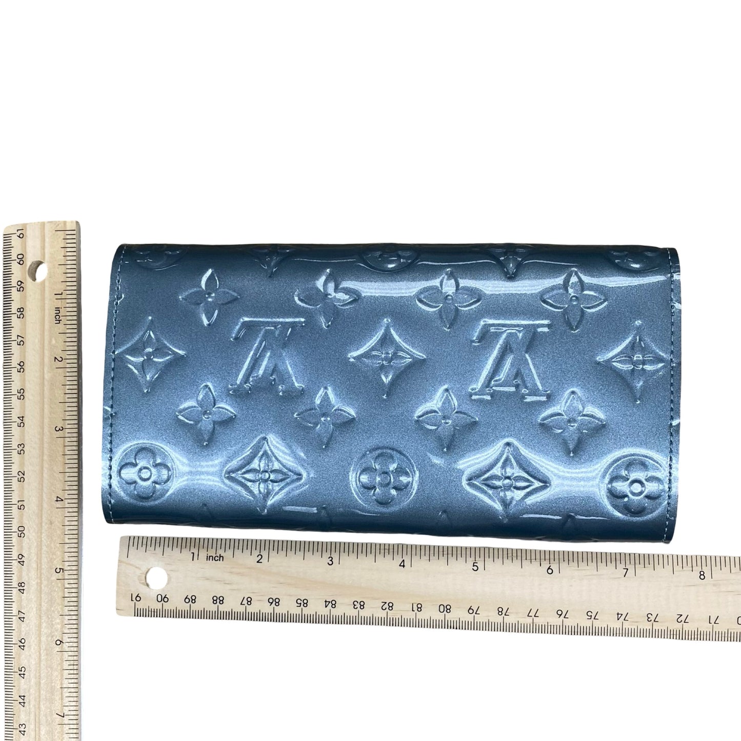 Wallet Luxury Designer By Louis Vuitton In Blue, Size:Large