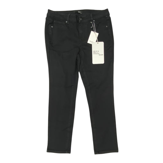 Jeans Skinny By 1822 Denim In Black Denim, Size:10P