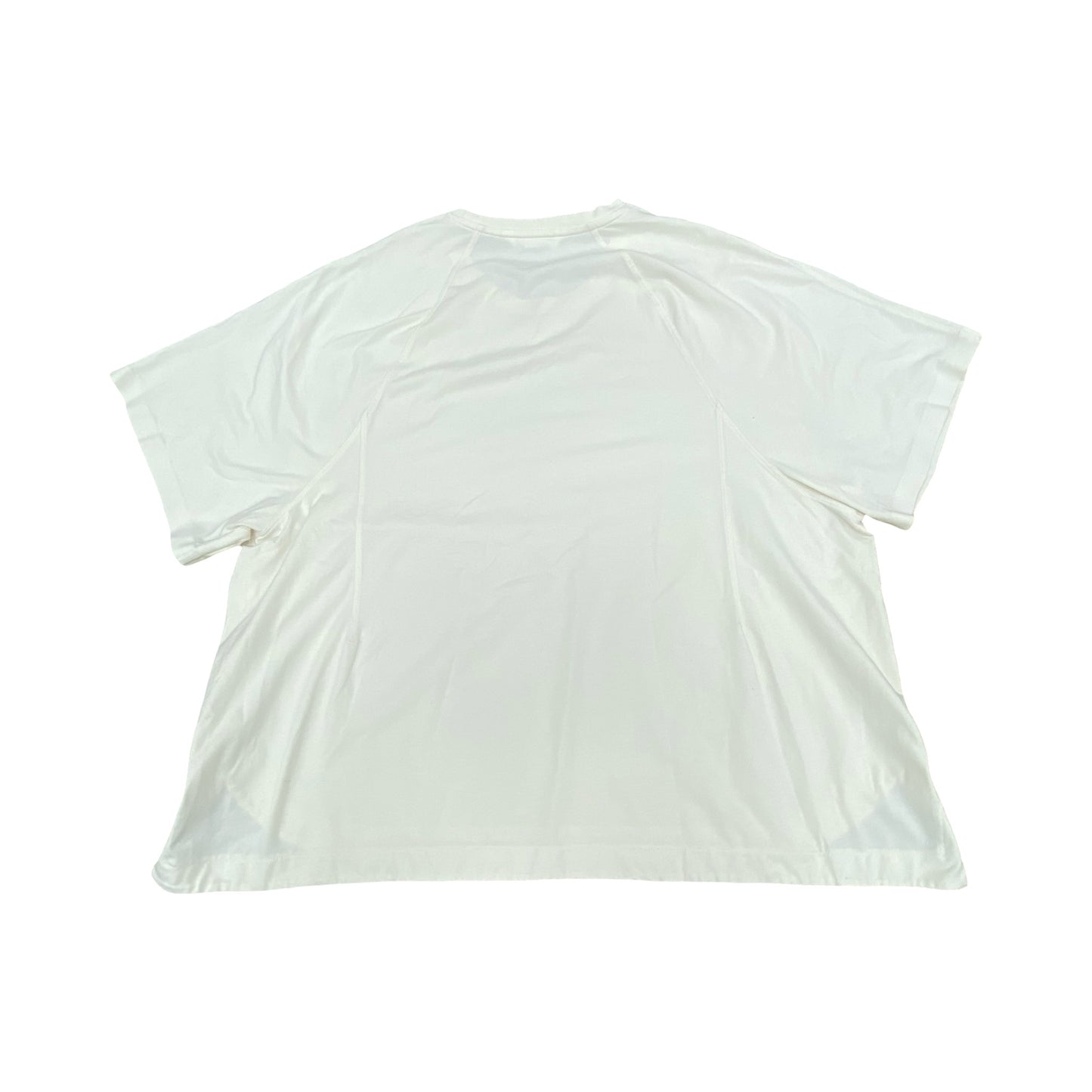Athletic Top Ss By Athleta In Cream, Size:Xl