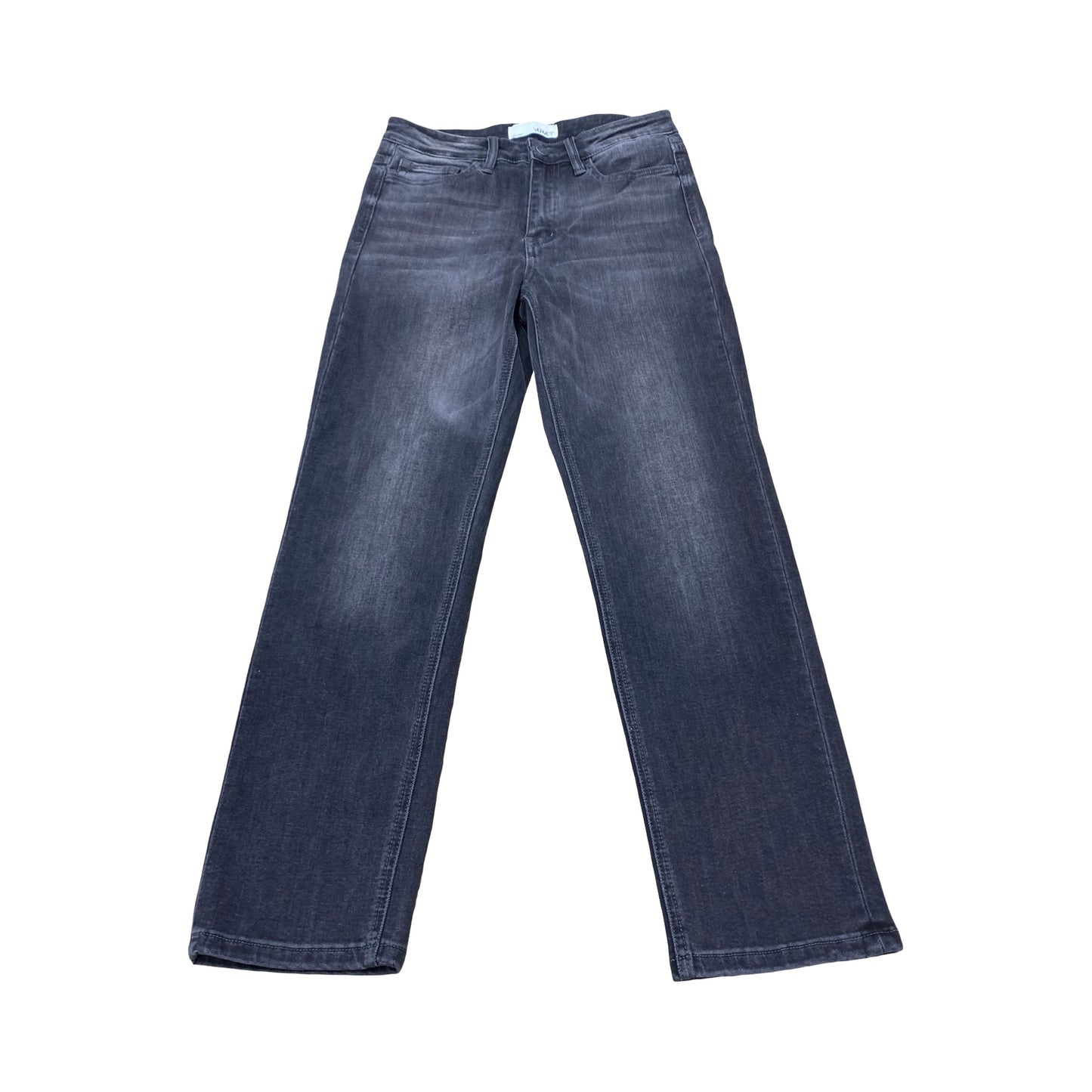 Jeans Straight By Vervet In Grey Denim, Size:4