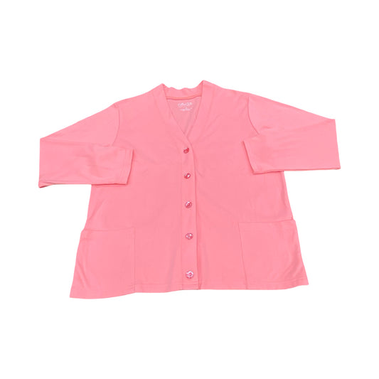 Cardigan By Ultra Soft In Pink, Size:Lp