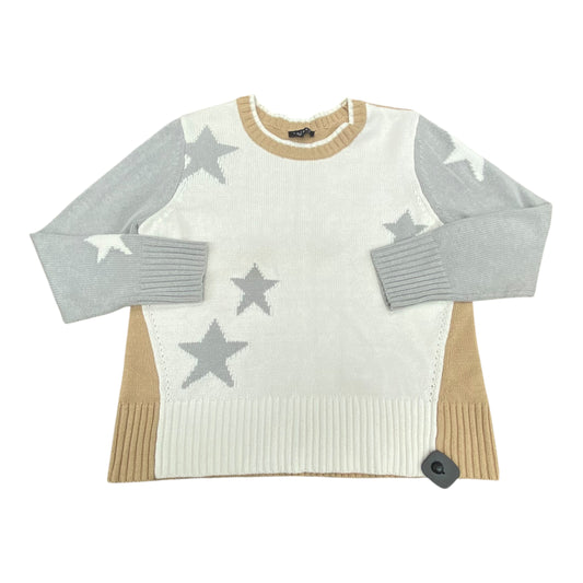 Sweater By Tribal In Grey & White, Size:L