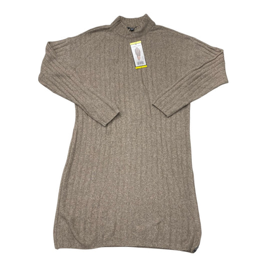 Dress Sweater By Hilary Radley In Taupe, Size:S