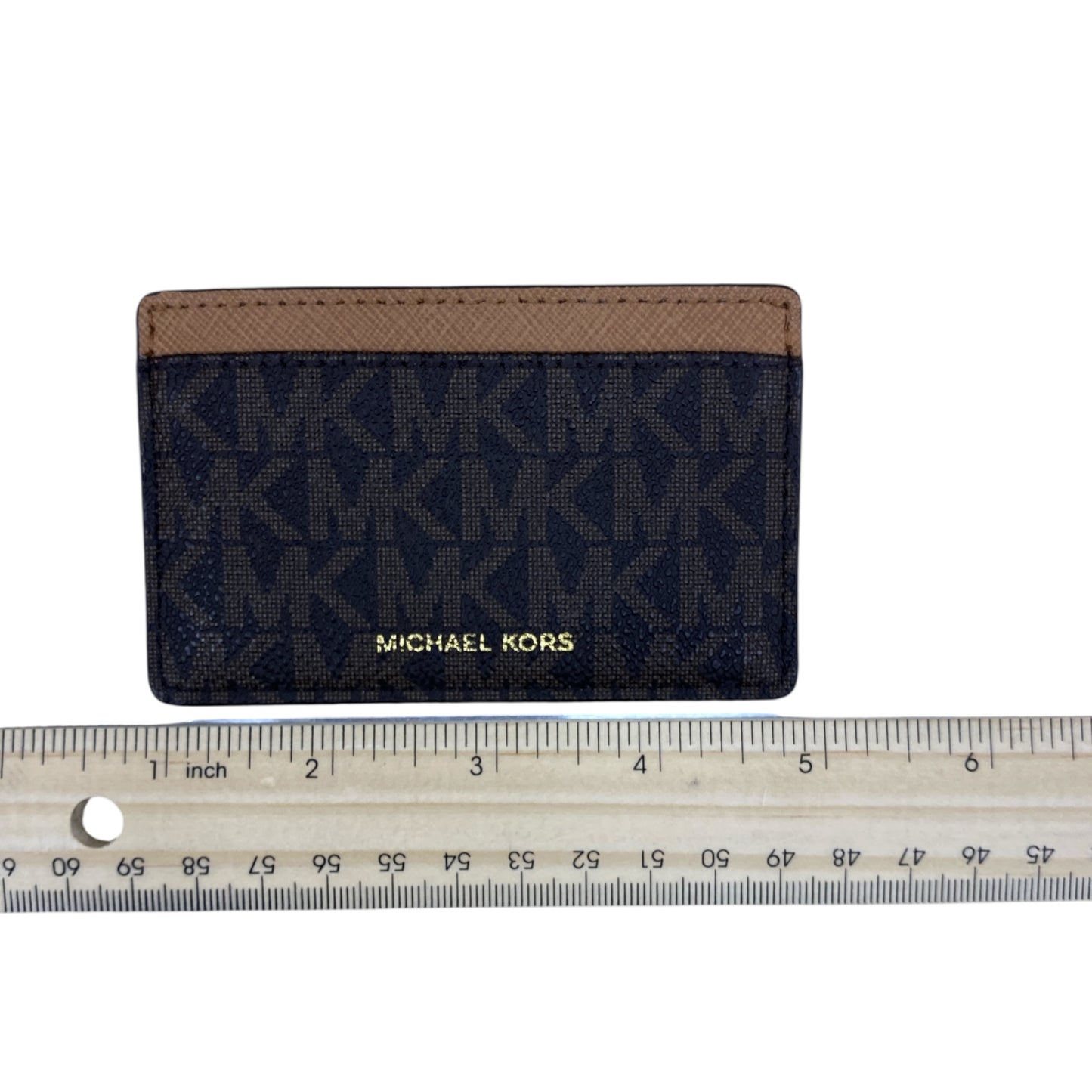 Id/Card Holder Designer By Michael Kors In Brown