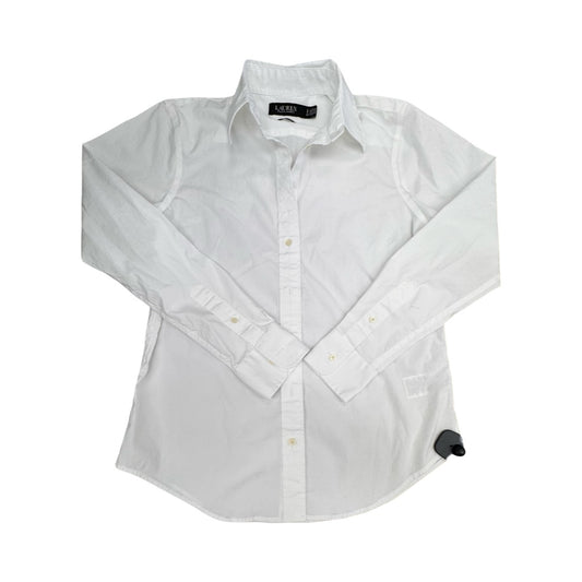 Top Ls By Lauren By Ralph Lauren In White, Size:S