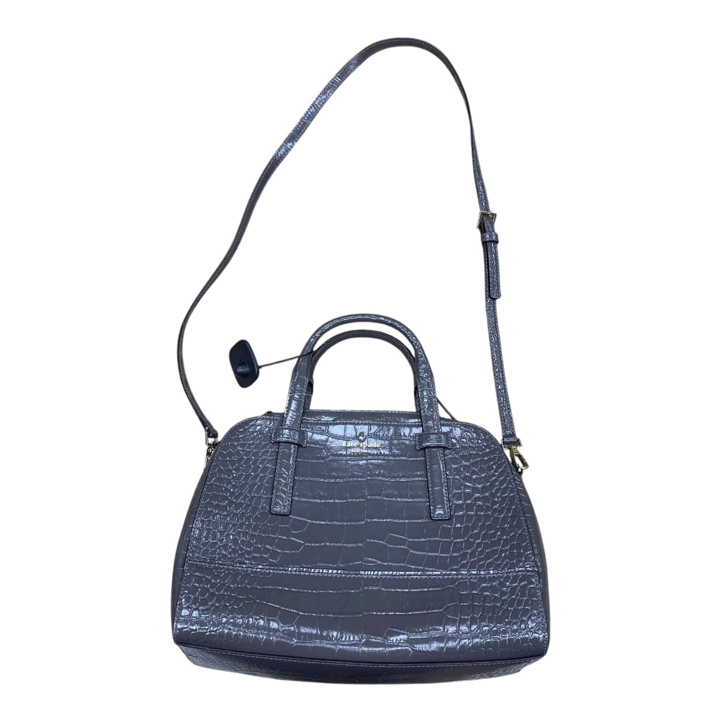 Handbag Designer By Kate Spade In Grey, Size:Medium