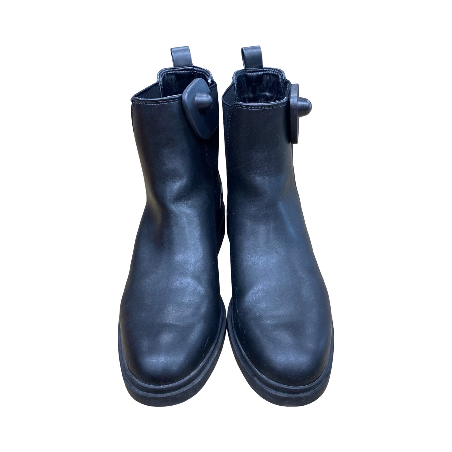Boots Ankle Flats By Cmc In Black, Size:8.5