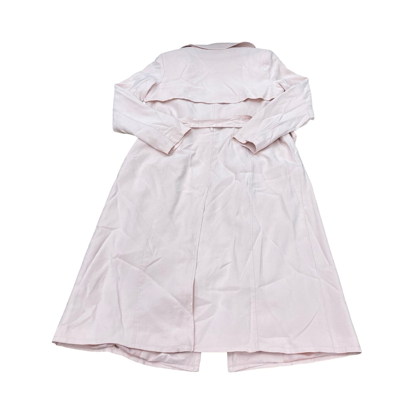 Coat Trench Coat By Banana Republic In Pink, Size:M