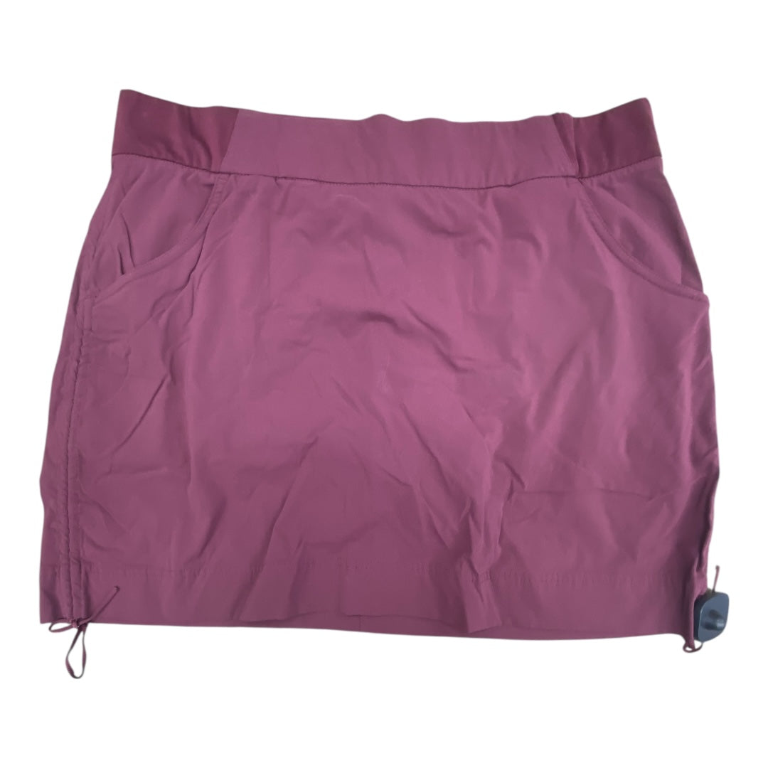 Athletic Skort By Columbia In Maroon, Size:Xl
