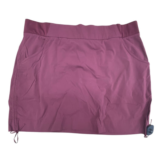 Athletic Skort By Columbia In Maroon, Size:Xl